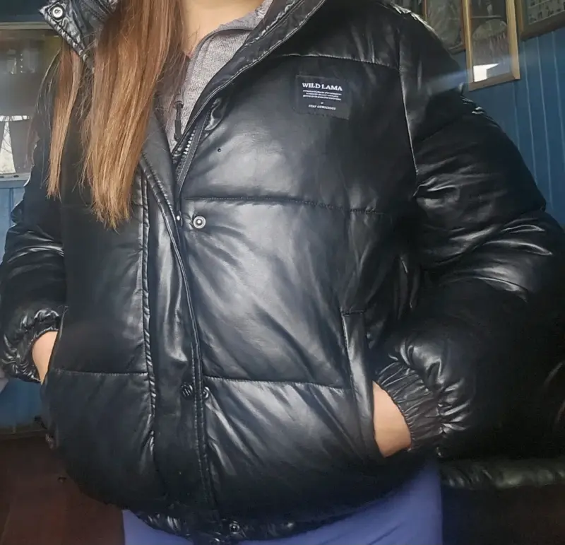 Chaqueta acolchada negra Wild Lama s - 2