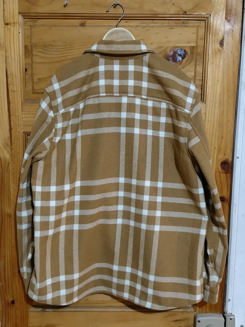 Camisa de franela a cuadros marrón H&M - 3