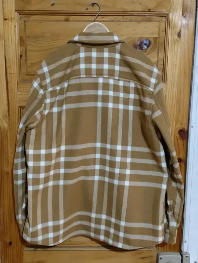 Camisa de franela a cuadros marrón H&M - miniatura 3