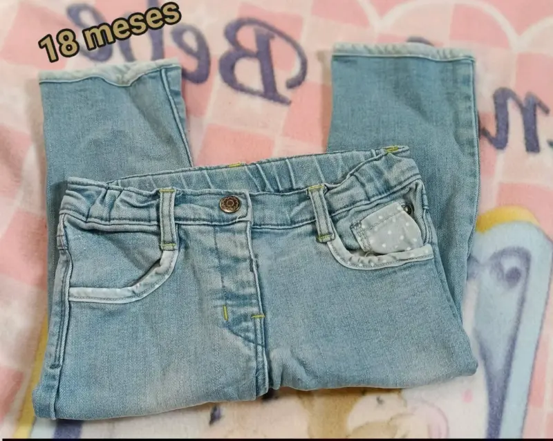 Jeans para bebé 18 meses color azul
