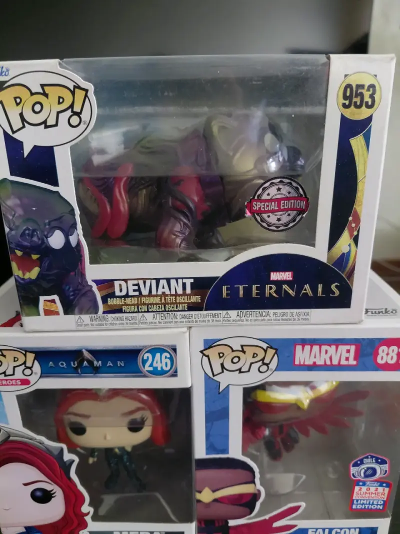 Set de Figuras Funko Pop Mera, Falcon y Deviant - 4