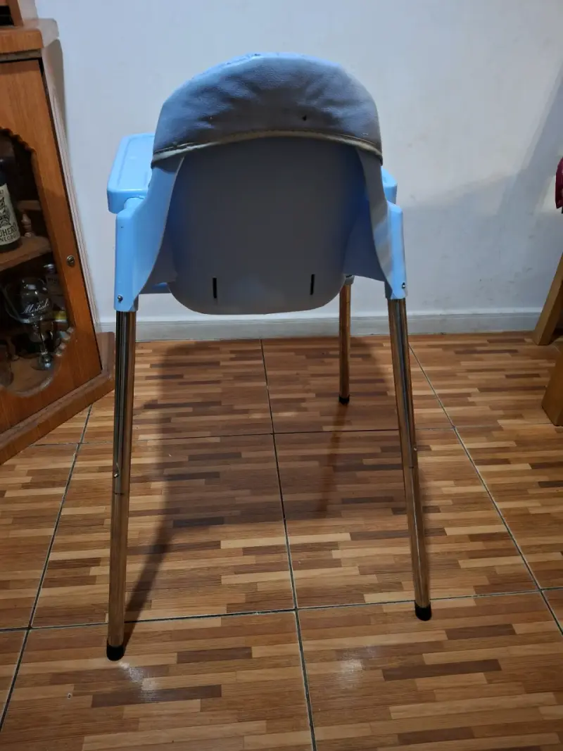 Silla de Comer para Bebé Azul con Bandeja - 2