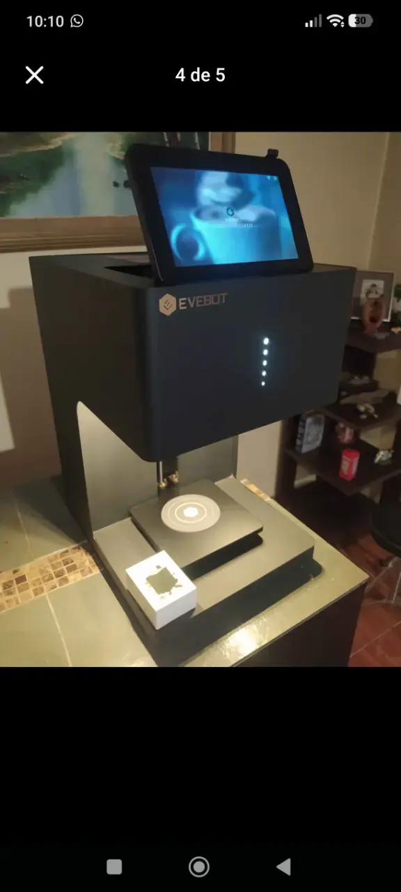 Impresora de Café Evebot con Pantalla Táctil - 2
