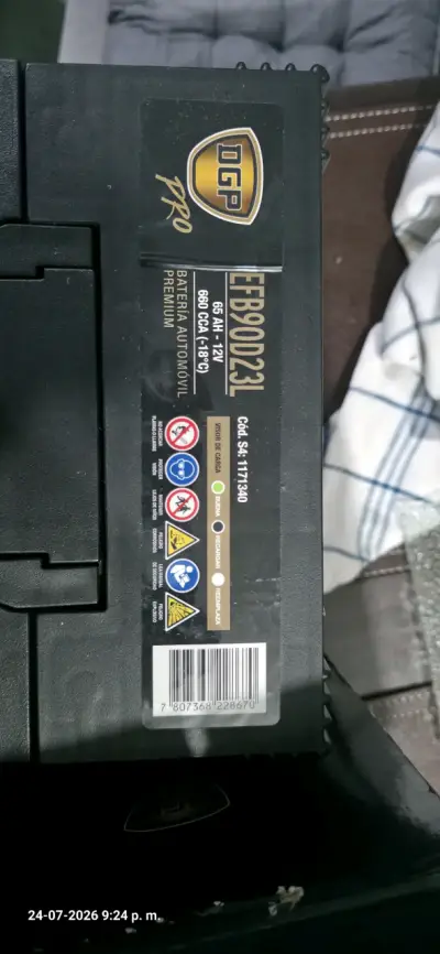 Batería automotriz 12 volt. - miniatura 3