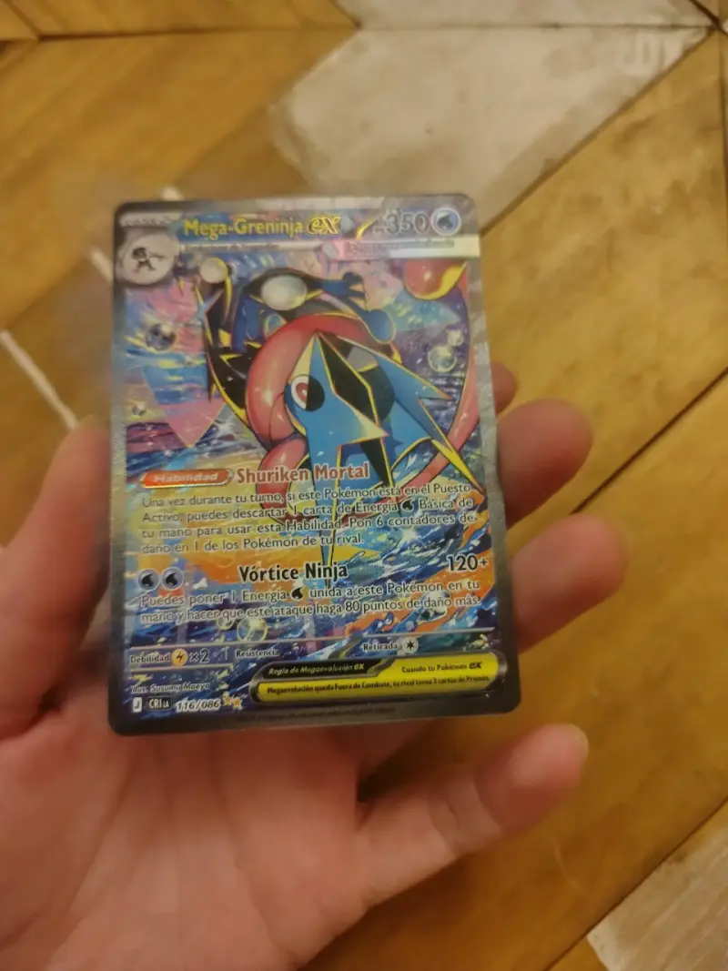 Carta Pokémon Mega-Greninja EX 116/086 - 1