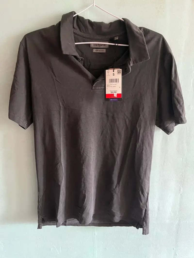 Polera Polo gris Cacharel Talla S - 1