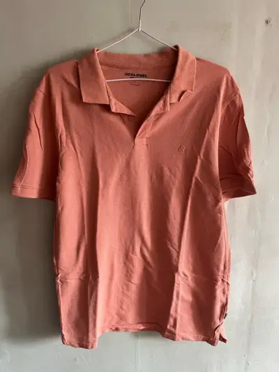 Polera Polo Jack & Jones Essentials Color Salmón - miniatura 1