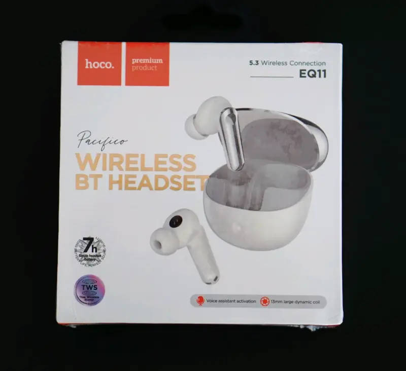Auriculares Inalámbricos Hoco EQ11 Blancos - 3