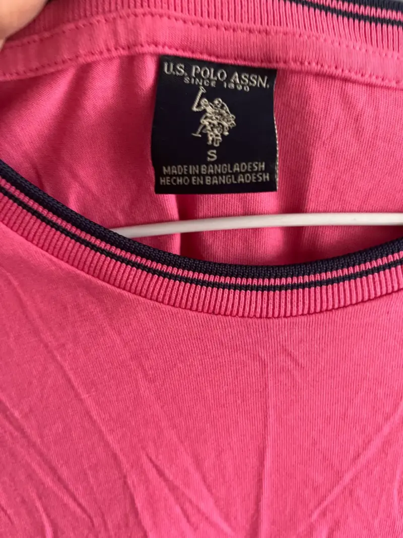 Polera rosa U.S. Polo Assn para hombre - 2