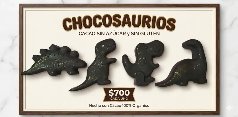 Paletas de chocolate artesanales con nueces - 4