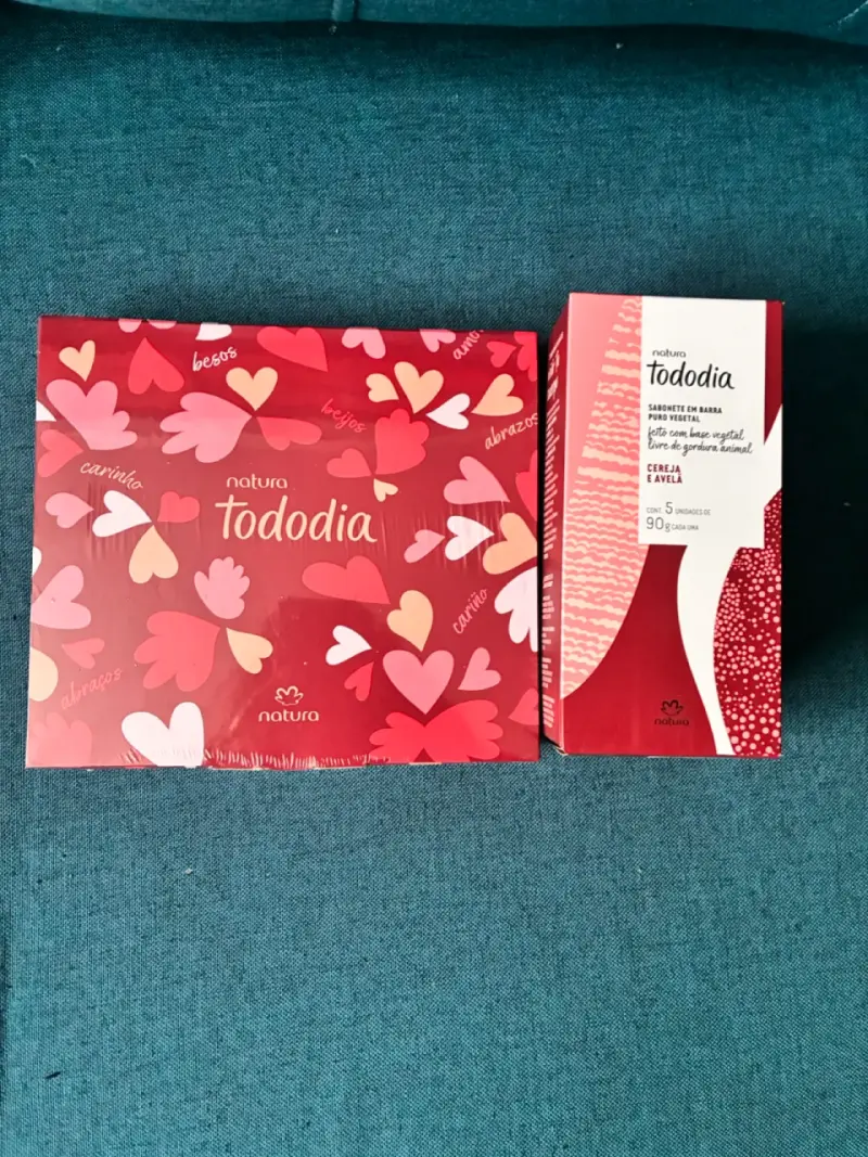 Set de Jabones Natura Tododia Cereza y Avellana