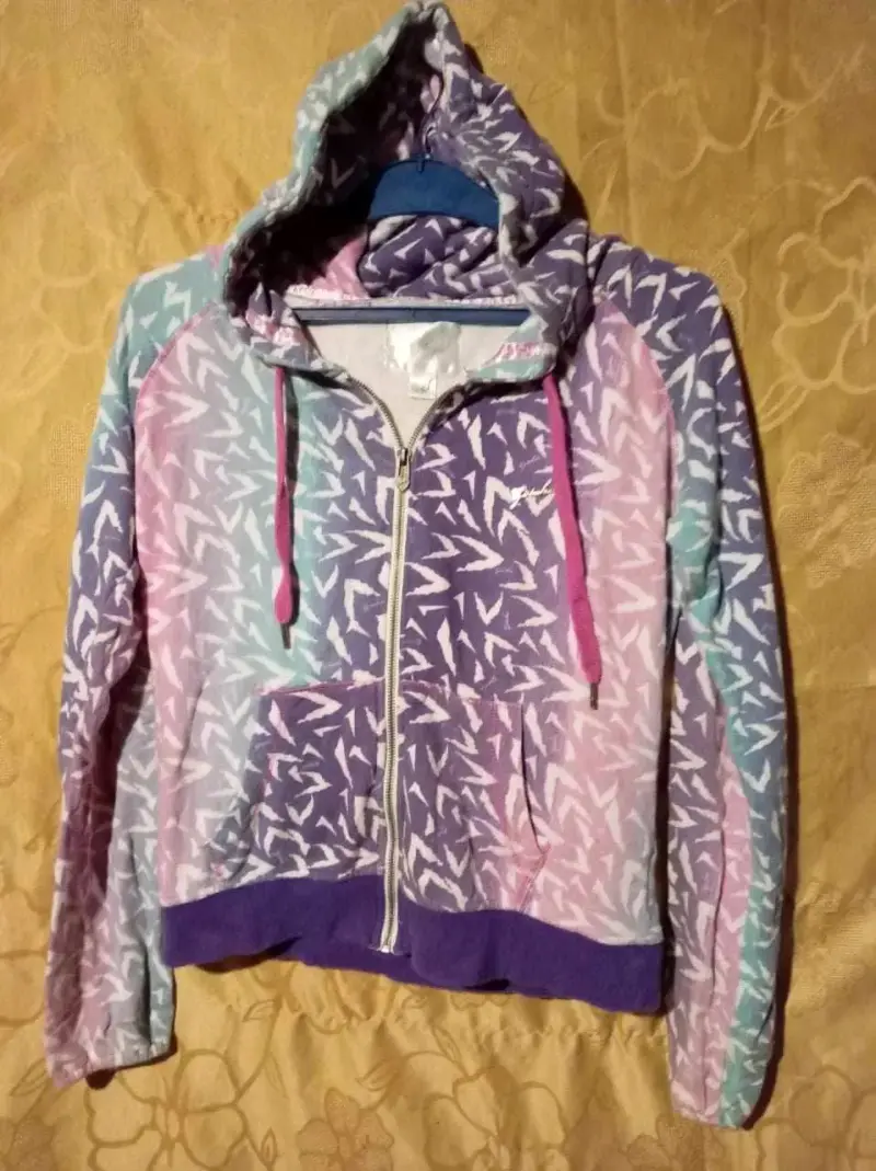 Polerón con capucha multicolor para mujer - 3
