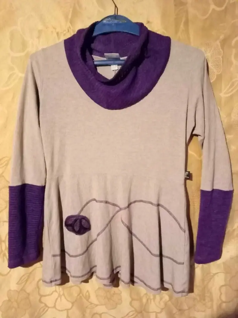 Polerón con capucha multicolor para mujer - 5