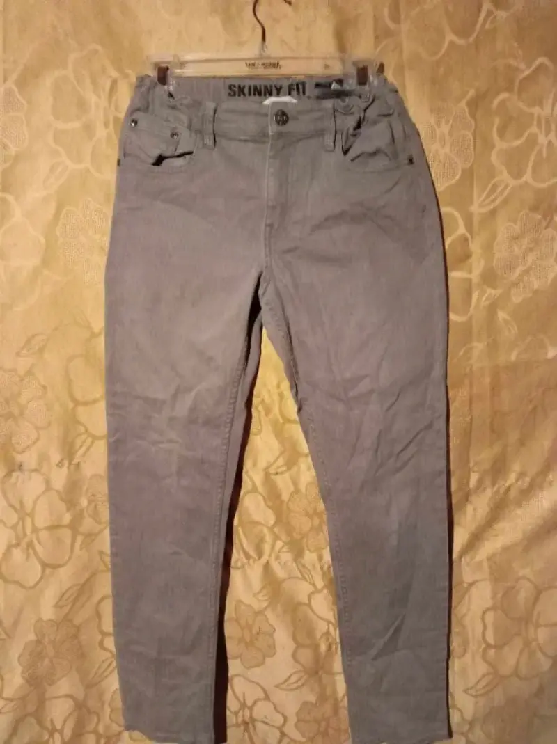 Pantalones Skinny Fit para Mujer en Gris - 1