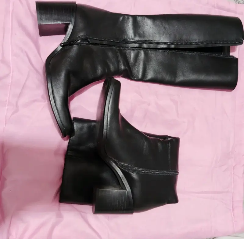 Botas negras de cuero gacel talla 35 - 1