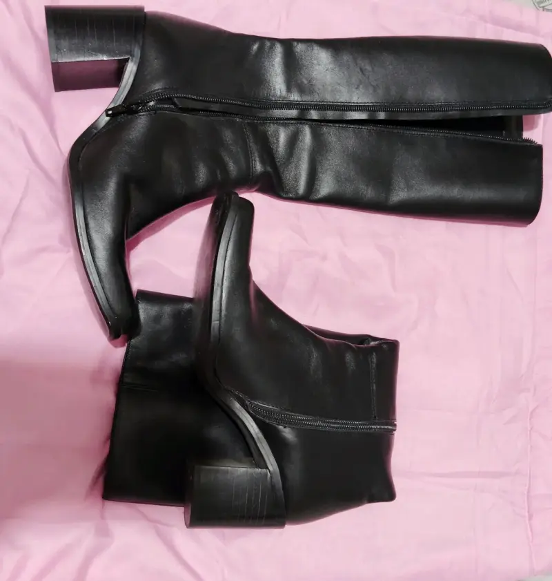 Botas negras de cuero gacel talla 35 - 2