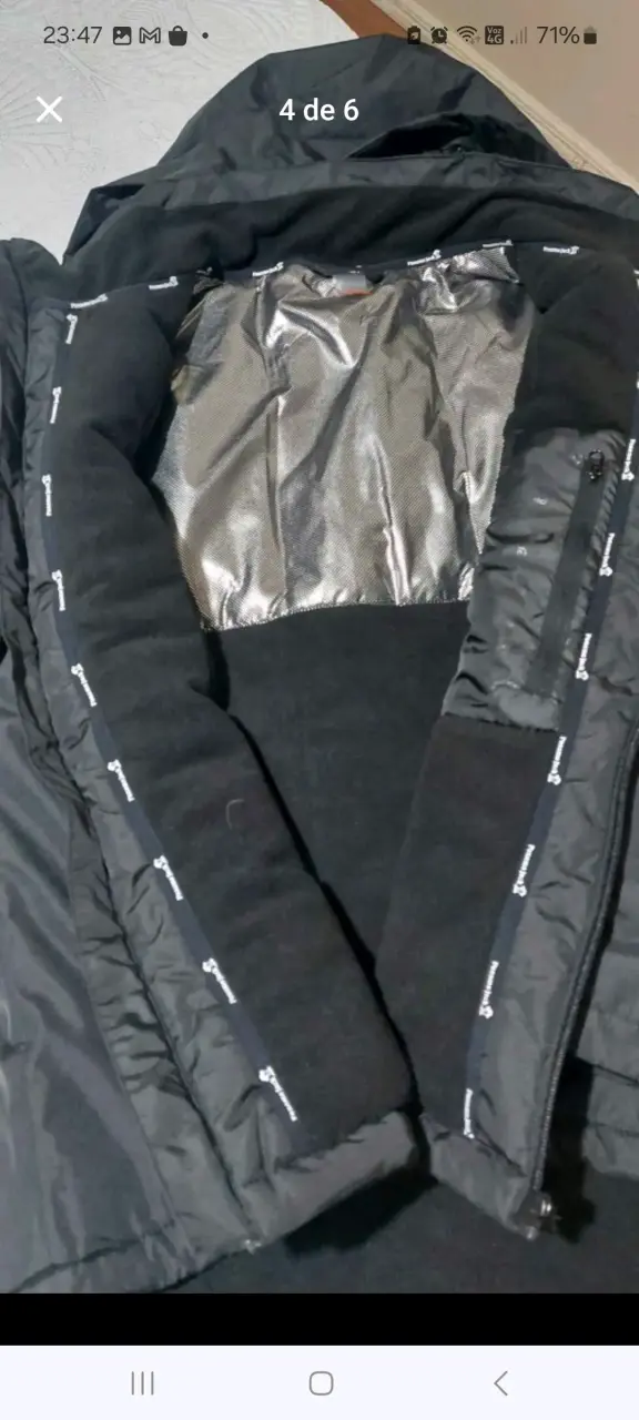 Chaqueta impermeable negra Panama Jack con capucha - 4