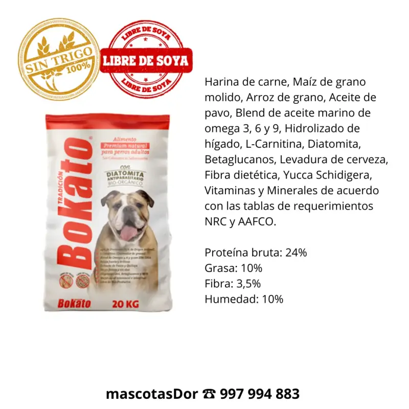Alimento para perros Bokato Tradición Premium 20 kg - 2