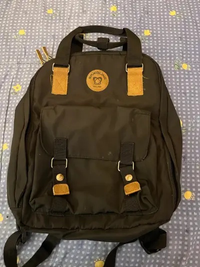 Mochila negra saxoline - miniatura 1