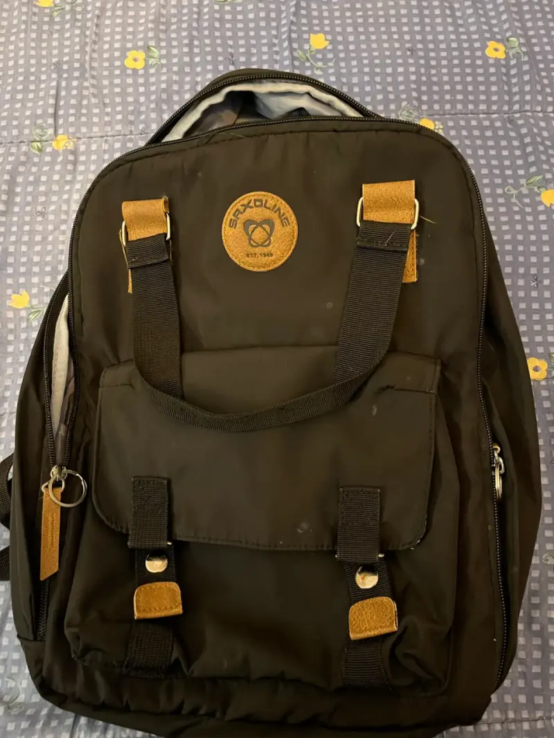 Mochila negra saxoline - 3