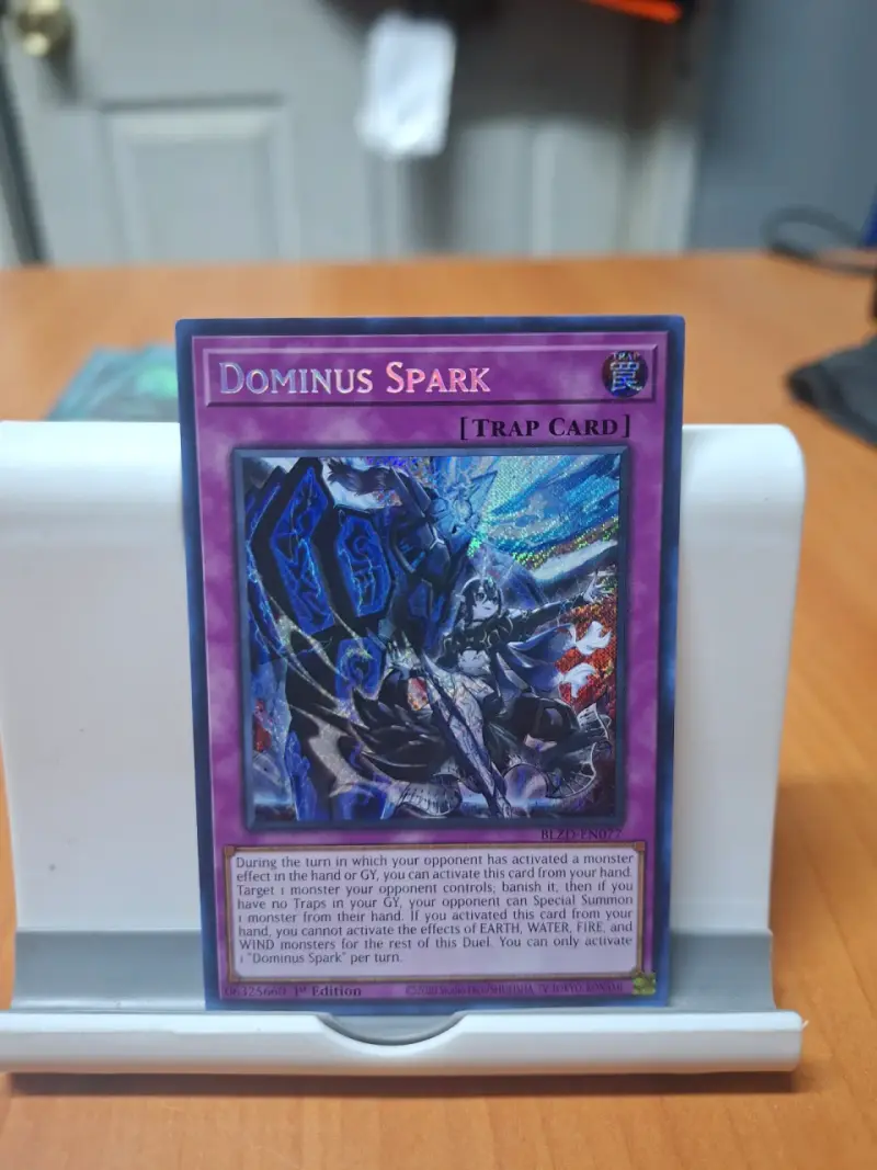 Carta de Trampa Yu-Gi-Oh Dominus Spark 1ra Edición