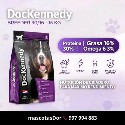 Alimento Premium para Perros DocKennedy 15 Kg - miniatura 1