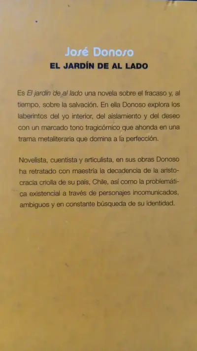 Pack de libros de José Donoso: El Jardín de Al Lado y Historia Personal del Boom - miniatura 2