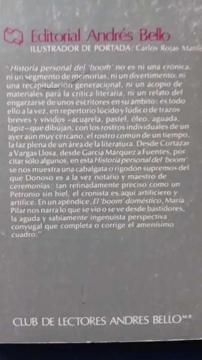 Pack de libros de José Donoso: El Jardín de Al Lado y Historia Personal del Boom - miniatura 3