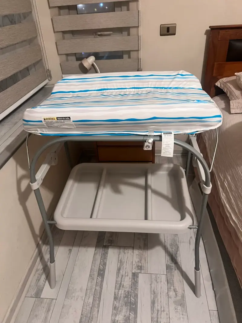 Tina de baño para bebé Bbqool con cambiador - 2