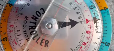 Regla De Calculo Alemana Circular Impecable Ingeni - miniatura 2
