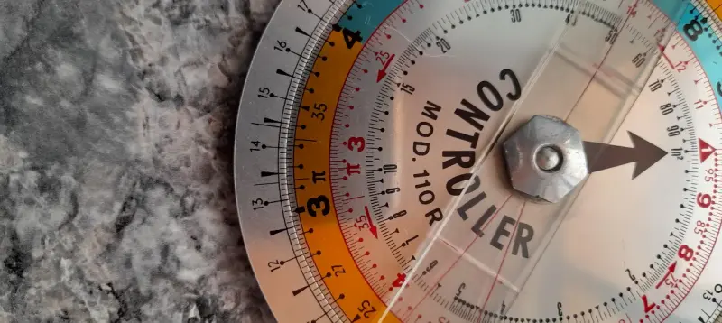 Regla De Calculo Alemana Circular Impecable Ingeni - 3