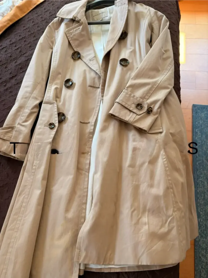 Trench coat beige Banana Republic para mujer - 1