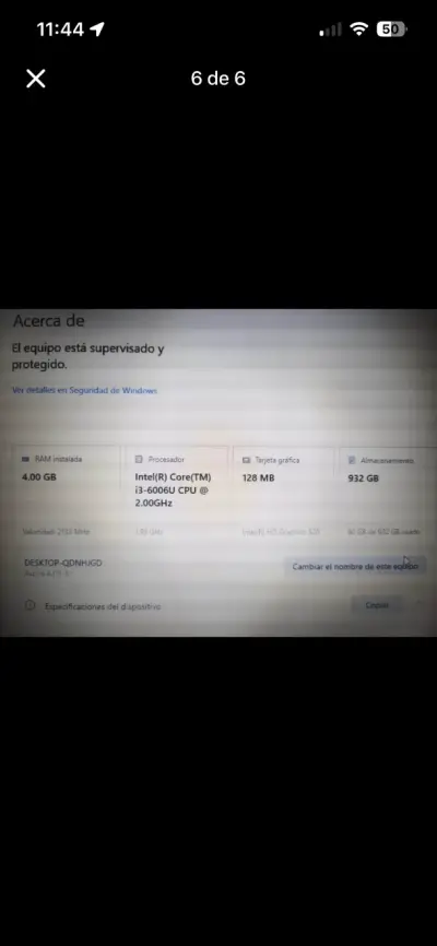 Laptop Acer Aspire Intel Core i3 en buen estado - miniatura 6