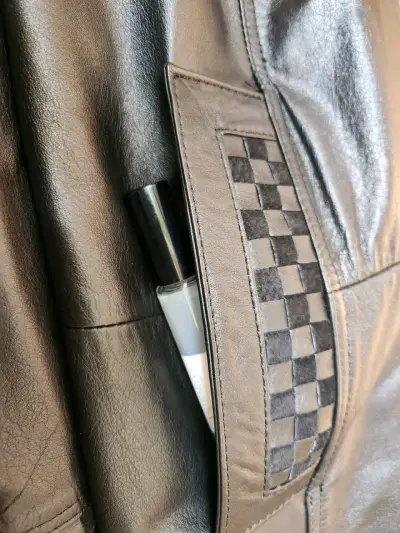 Chaqueta Larga de Cuero Premium Dino Creaciones - miniatura 3