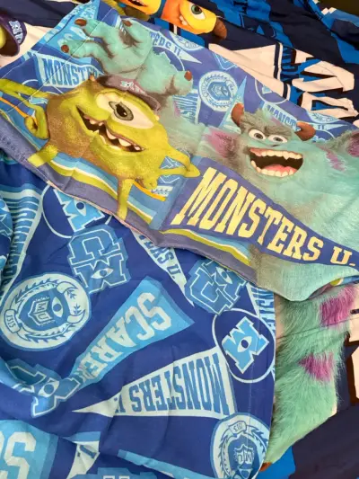 Cobertor infantil Monsters University azul - miniatura 2