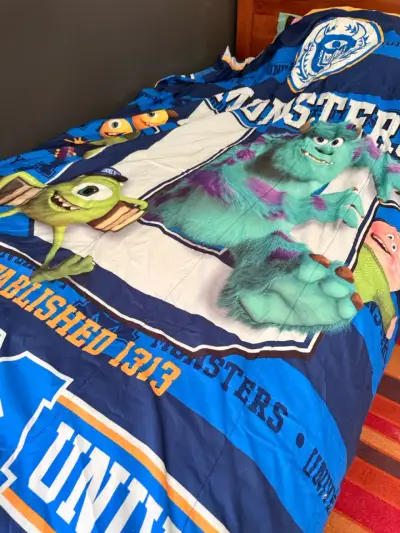 Cobertor infantil Monsters University azul - miniatura 4