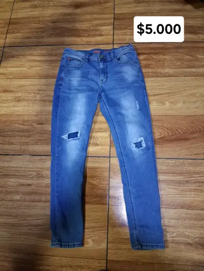 Jeans de mezclilla poco.uso - miniatura 1
