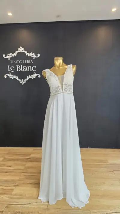 Vestido de novia boho elegante – impecable - miniatura 2