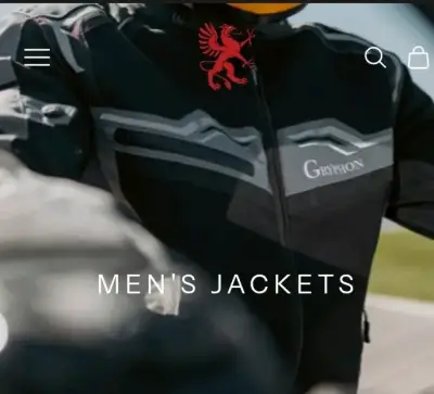 Chaqueta de moto Gryphon con protecciones talla S - miniatura 2