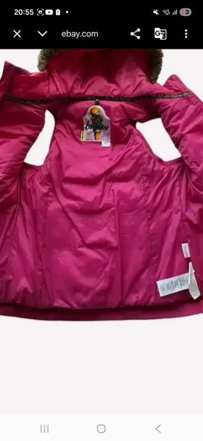 Chaleco sin mangas rosa con capucha de piel Burton - miniatura 4