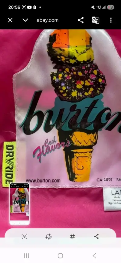 Chaleco sin mangas rosa con capucha de piel Burton - miniatura 5