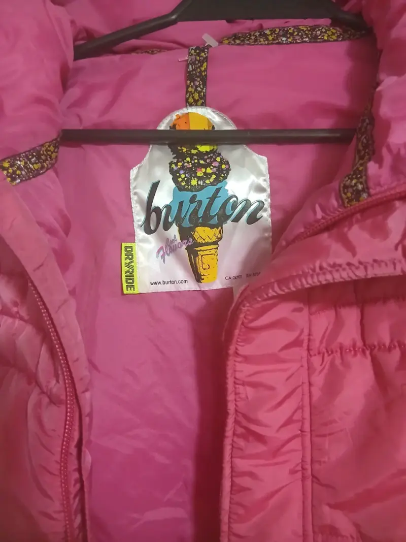 Chaleco sin mangas rosa con capucha de piel Burton - 6