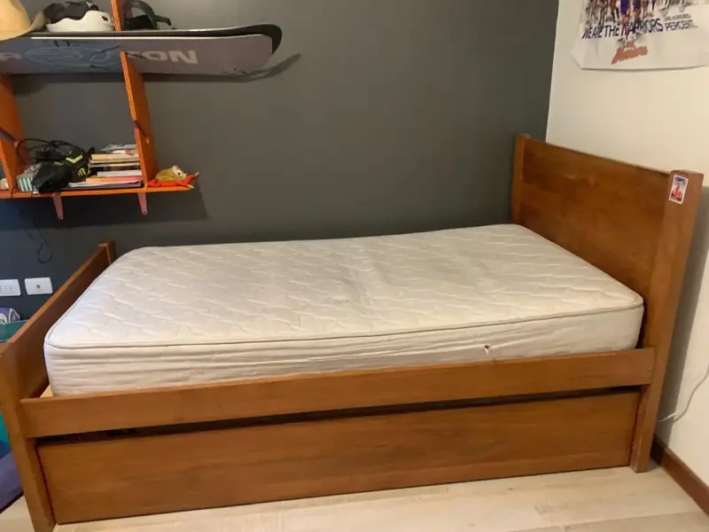 Cama nido de madera con colchones incluidos - 1