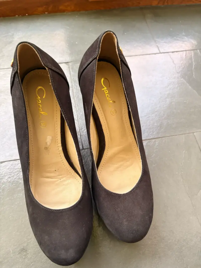 Zapatos de tacón negro marca Gacel - 3