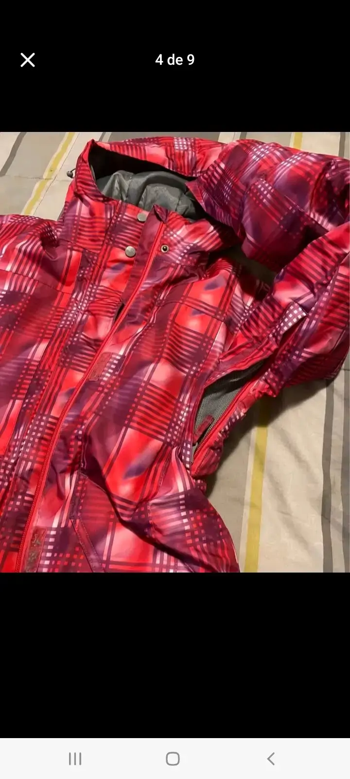 Chaqueta de invierno roja para niña Maui Air - 4