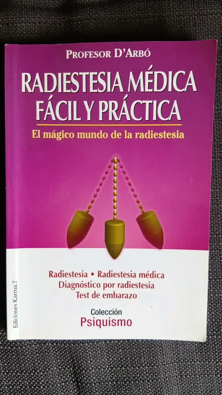 Libro Radiestesia Médica Fácil y Práctica - 1