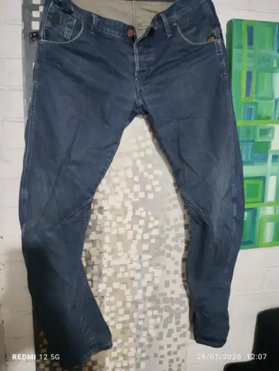 Jeans G-Star Raw Denim azul - miniatura 2