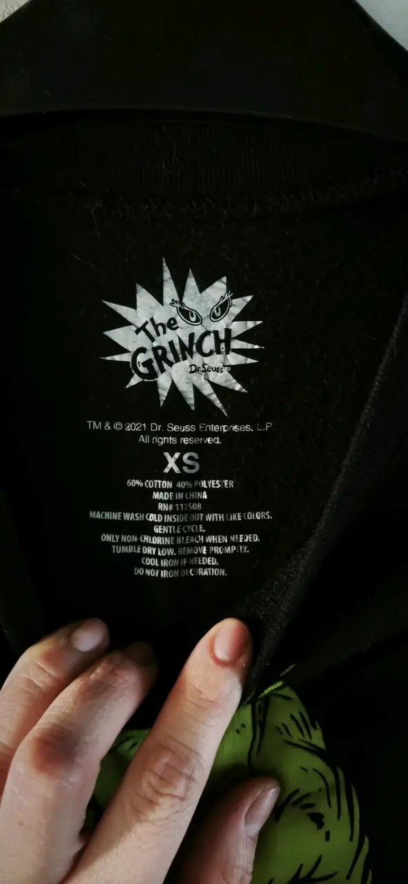 Polerón negro The Grinch para niños - 2