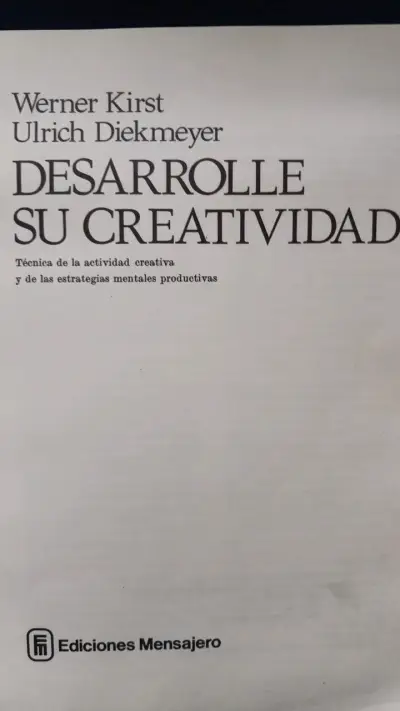 Libro 'Desarrolle su Creatividad' de Werner Kirst y Ulrich Diekmeyer - miniatura 3