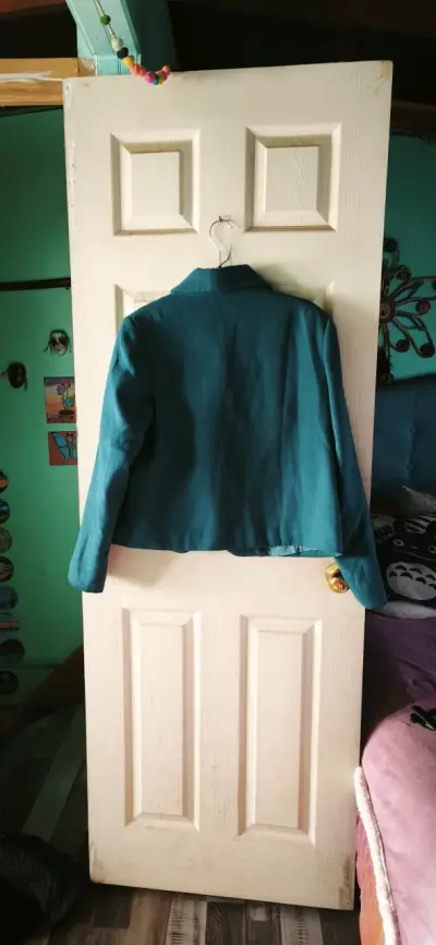 Chaqueta verde para mujer - miniatura 2